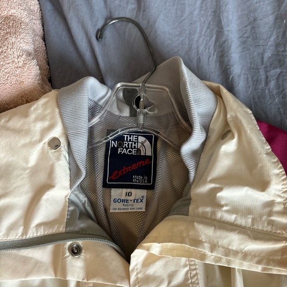 The North Face Extreme Vintage Gor-Tex Made In USA WHITE/PINK Size 10 snowsuit - Picture 8 of 16